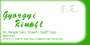 gyorgyi rimpfl business card